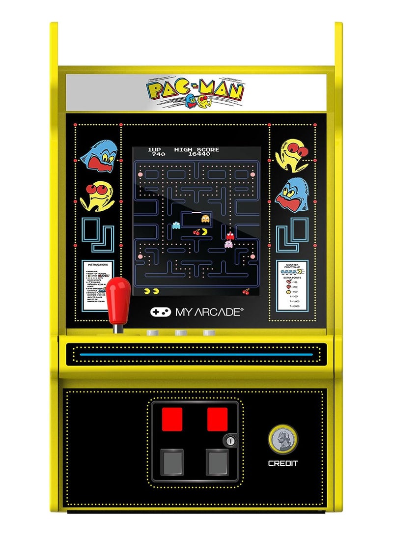 My Arcade Pac-Man Micro Player: 6.75" Mini Arcade Machine, Fully playable Video Game Collectible - Image 2
