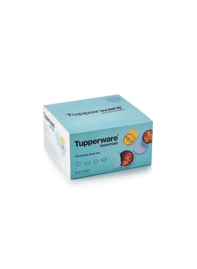 Tupperware Wonderlier Bowl Set(775ml+1.1L+1.75L)