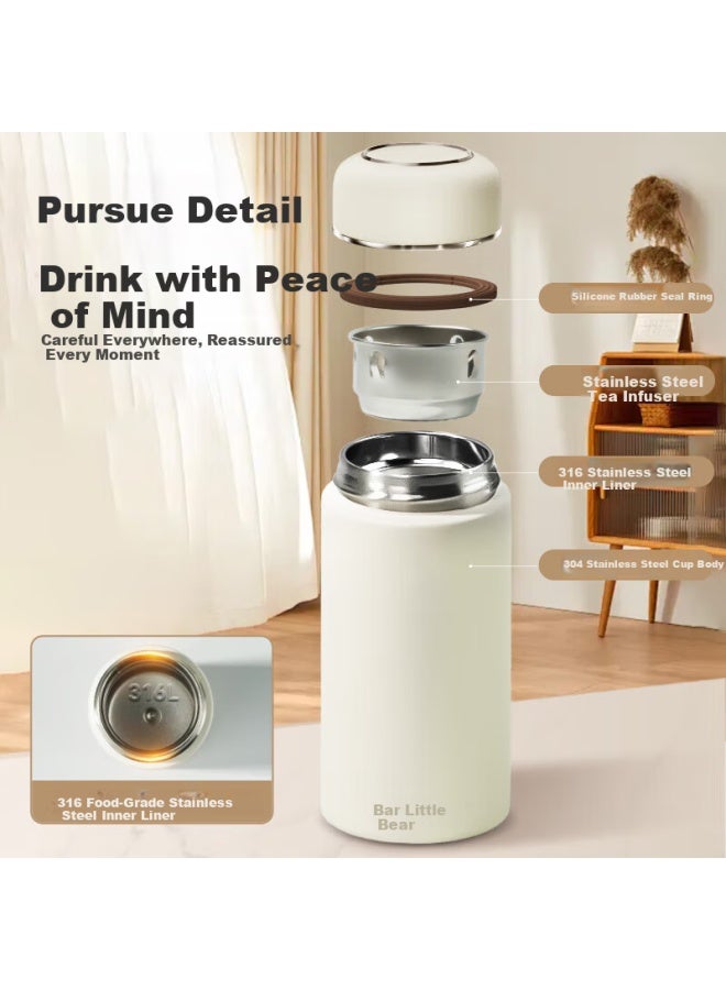 Bear Insulated Stainless Steel Large Capacity Water Cup Portable Tea Cup Men And Women Cup Children 330ml - Image 2