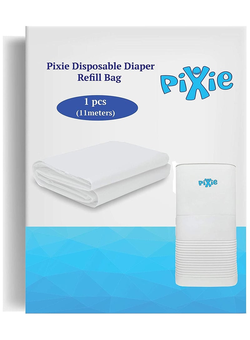 Pixie Disposable Diaper Refill Bag 11 Meters White Bnt03 - Image 1