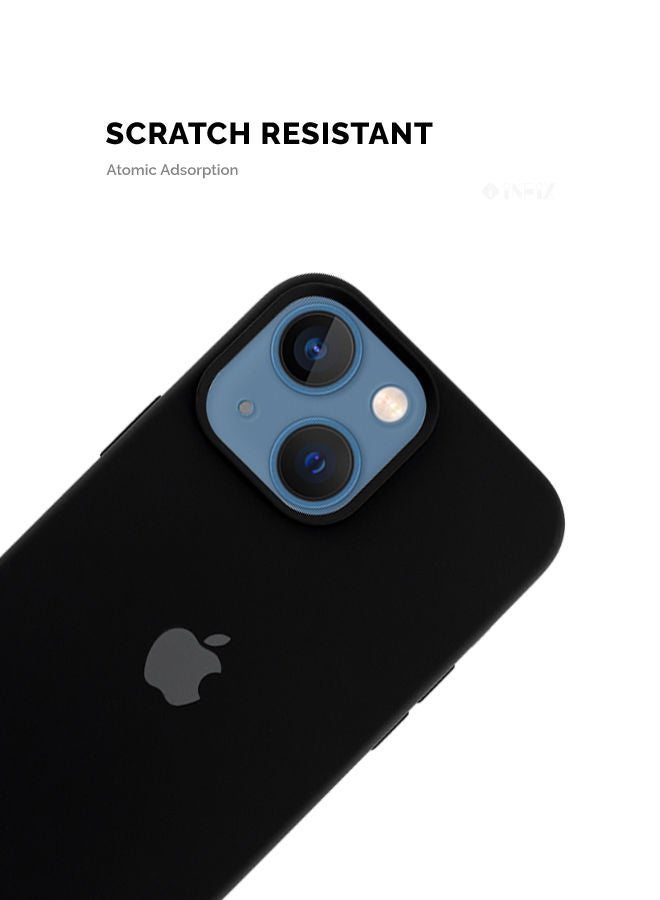 INEIX Logo Compatible Silicone Case Cover For Apple iPhone 13 Black - Image 3