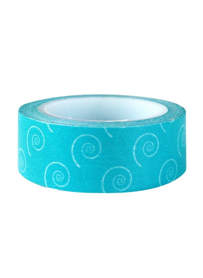 allydrew Dotted Japanese Washi Masking Tape - Aqua Swirly Dots  - Image 1