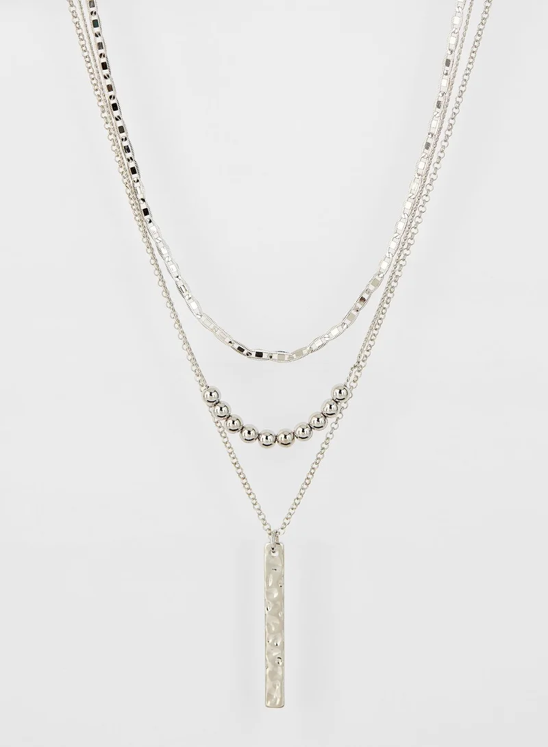 ELLA 3 Pack Textured Minimal Necklaces