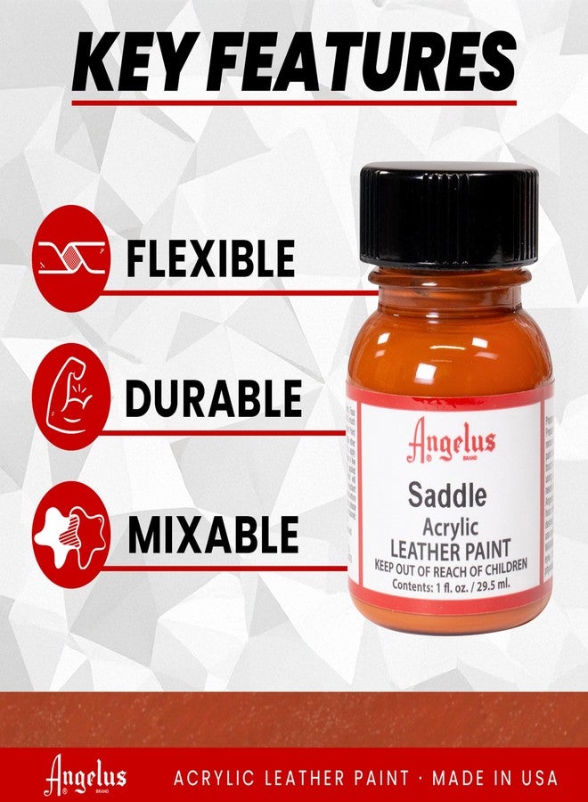 Angelus Leather Paint 1 Oz Saddle - Image 2
