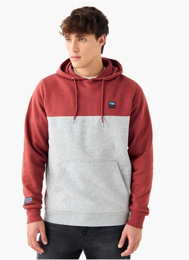 FAV Panelled Hoodie with Kangaroo Pocket