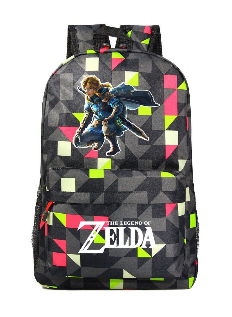 زيلدا حقيبة ظهر كاجوال للشباب مطبوعة