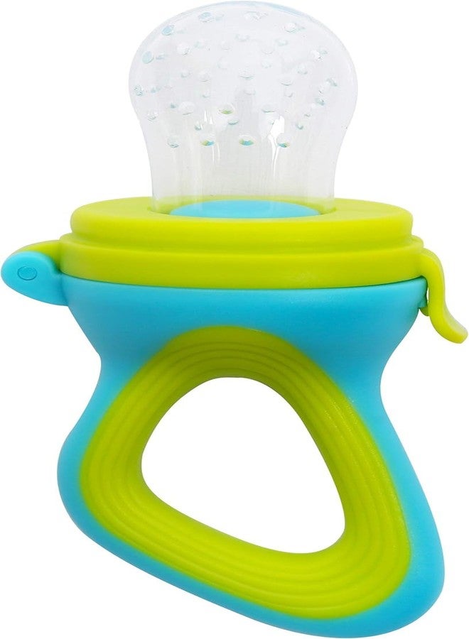 Miracle Moms Soft Silicone Nibbler with Extra Mesh for Babies, Baby Fruit & Food Feeder, Anti Choking Fruit Pacifier, Teether for Infant, 100% BPA Free, 3 Months+ (1, Green) - Image 5