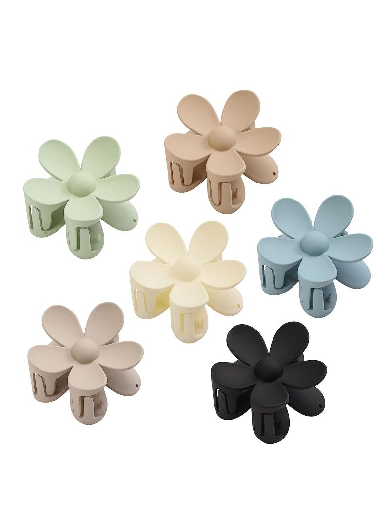 ORiTi Large Claw Clips For Women Thick Hair, Big Cute Dasiy Hair Clips, Non Slip Strong Hold For Women Thin Hair - Image 4