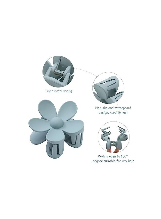 ORiTi Large Claw Clips For Women Thick Hair, Big Cute Dasiy Hair Clips, Non Slip Strong Hold For Women Thin Hair - Image 2