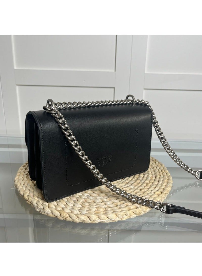 Pinko Classic Chain Crossbody Shoulder Bag 21*13*7cm - Image 3