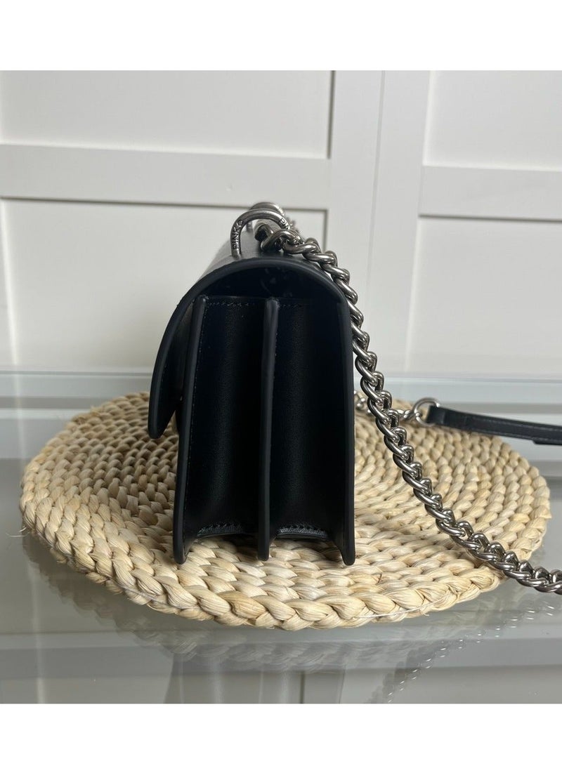 Pinko Classic Chain Crossbody Shoulder Bag 21*13*7cm - Image 4