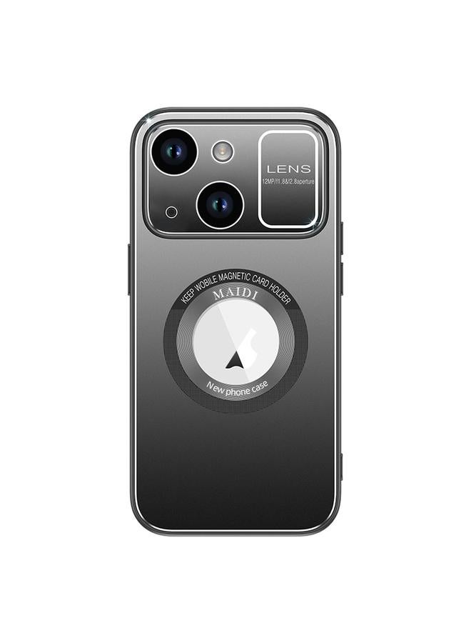 اس-توب جراب لهاتف iPhone 15 Plus بنافذة كبيرة من MagSafe Skin Feel PC Phone Case - Image 1