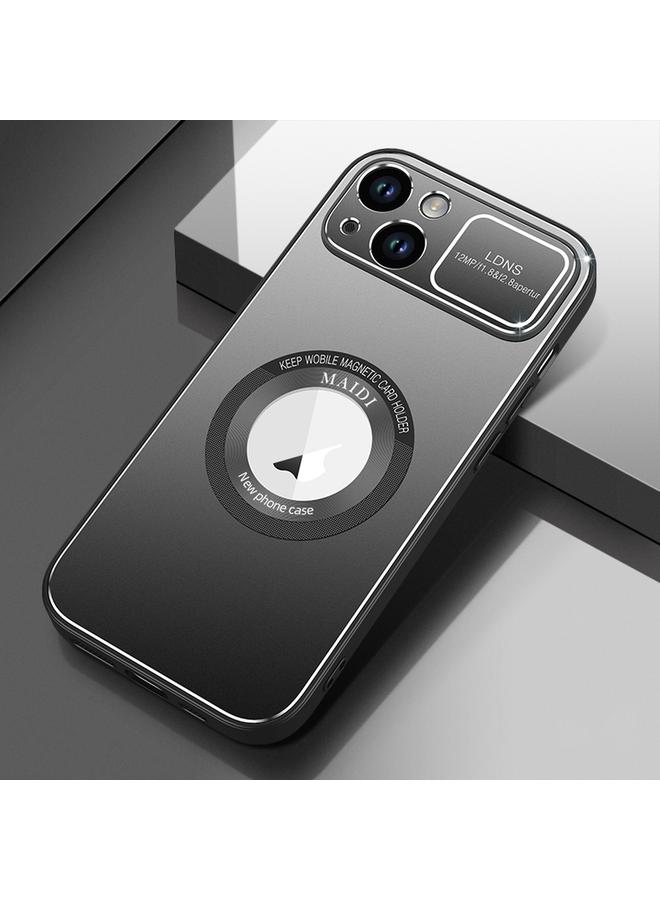 اس-توب جراب لهاتف iPhone 15 Plus بنافذة كبيرة من MagSafe Skin Feel PC Phone Case - Image 2