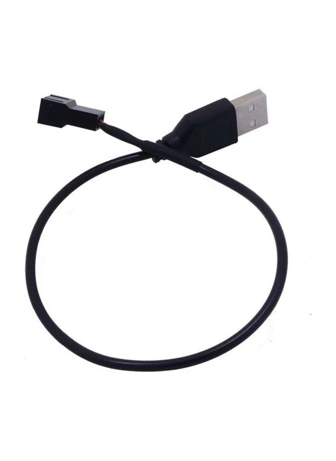 SOLDOUT 4 Pin Fan to USB Adapter Cables 4Pin Computer PC Fan Power Cable Connector Adapter 5V (30CM, Pack of 1)  - Image 5