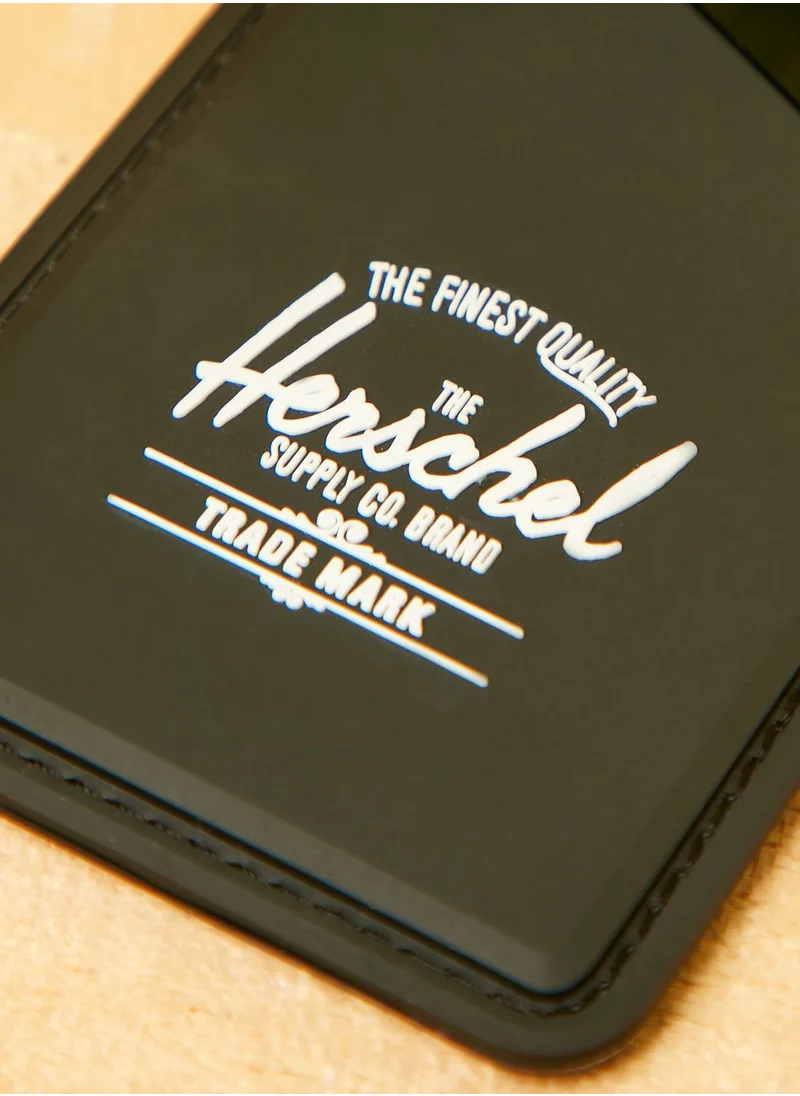 Herschel Black Rubber Luggage Tag