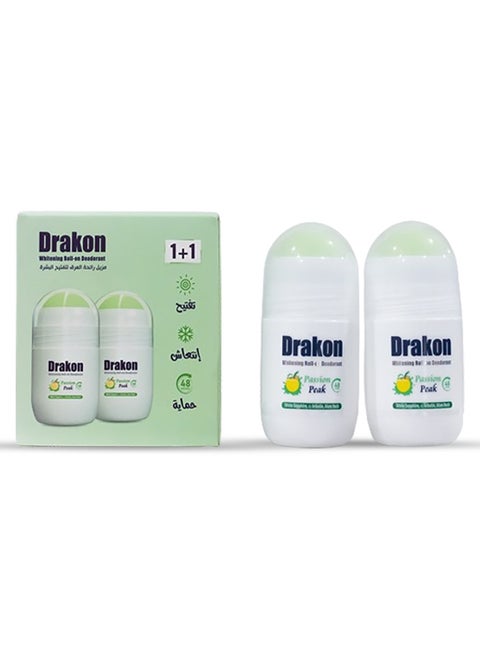 Drakon Whitening Roll-On Deoderont Passion Peak 1+1