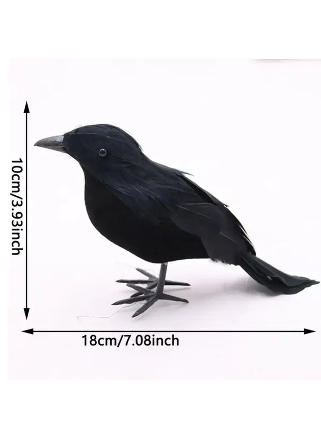 Inflatable Pumpkin Halloween Decor With Free Straight Headed Crow Outdoor Indoor - Image 5