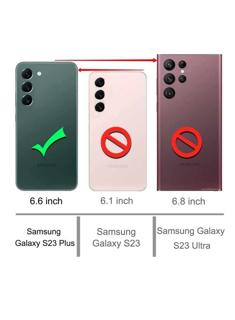 DUSALA Samsung Galaxy S23 Plus Case Clear Transparent Flexible TPU with Shock-Absorbing Corners Cell Phone Cover for Samsung Galaxy S23 plus(Clear) - Image 2