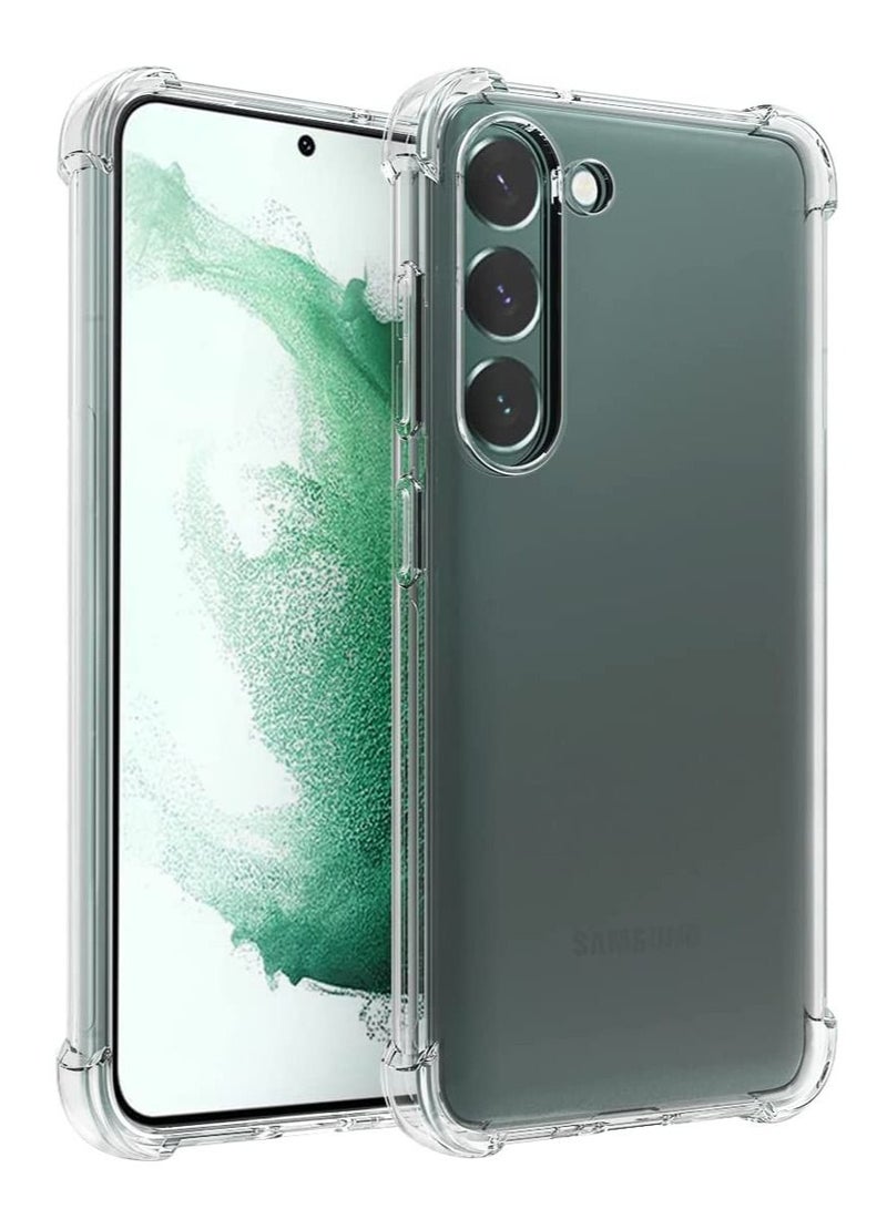 DUSALA Samsung Galaxy S23 Plus Case Clear Transparent Flexible TPU with Shock-Absorbing Corners Cell Phone Cover for Samsung Galaxy S23 plus(Clear) - Image 1