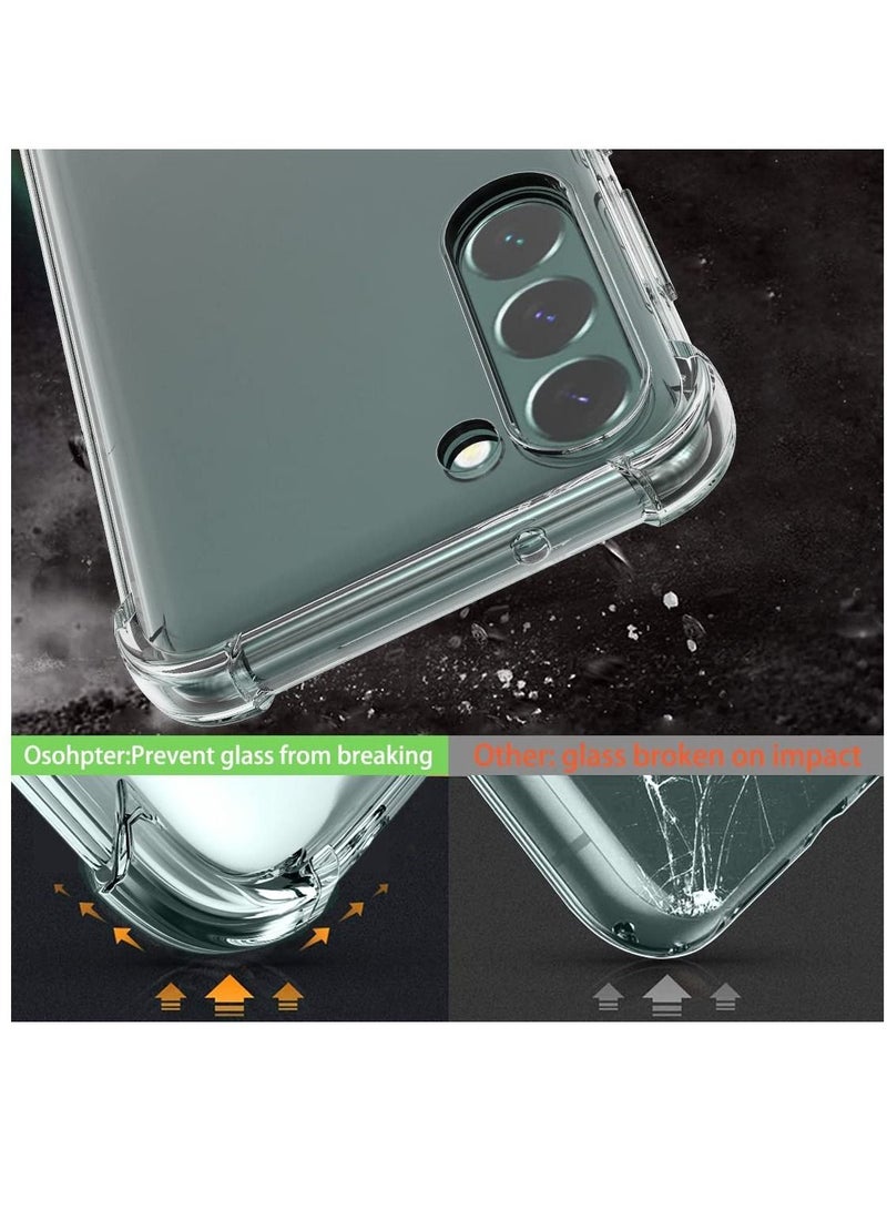 DUSALA Samsung Galaxy S23 Plus Case Clear Transparent Flexible TPU with Shock-Absorbing Corners Cell Phone Cover for Samsung Galaxy S23 plus(Clear) - Image 4