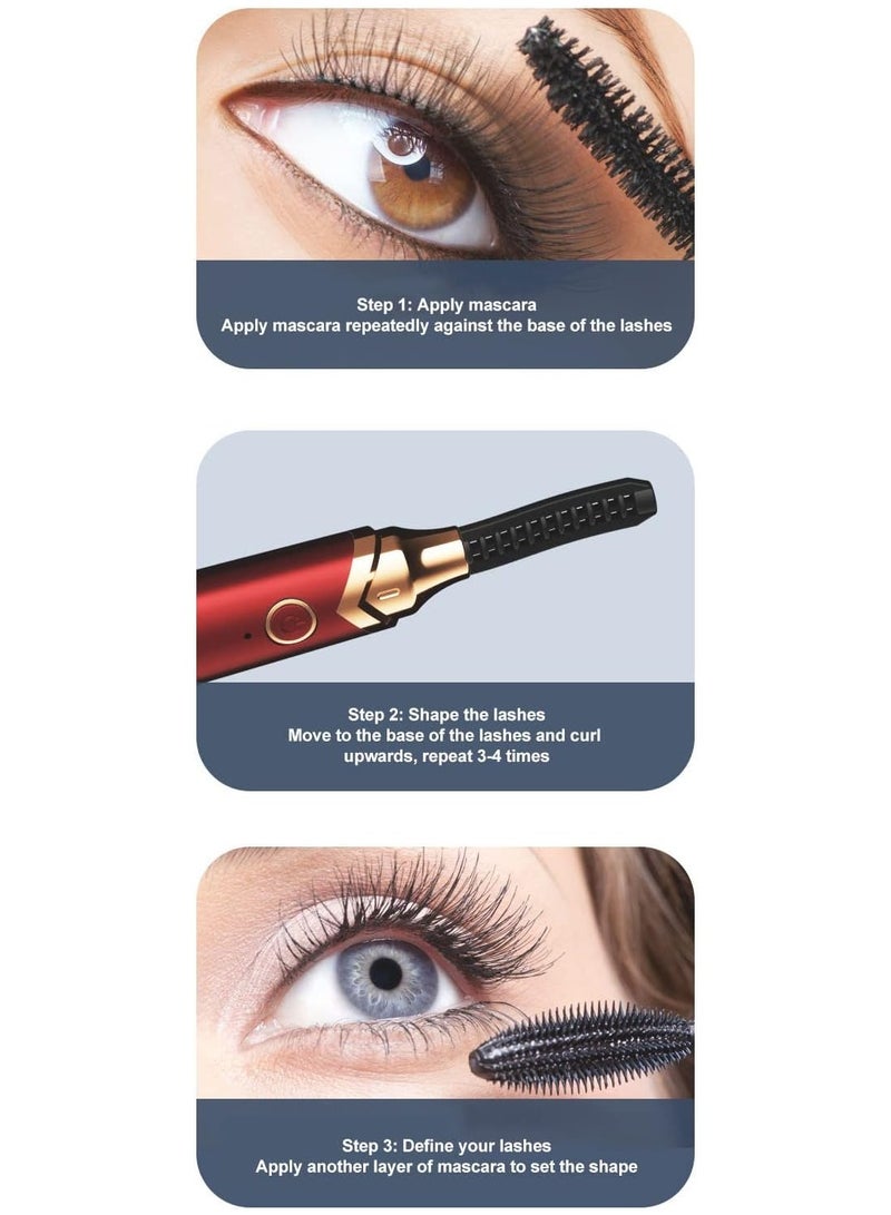 general Heated Eyelash Curler, Quick Heating Mini Rechargeable Eyelash Curler, Long Lasting Curl - Image 4