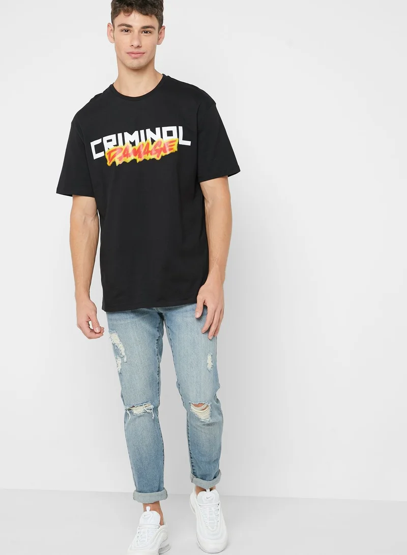 CRIMINAL DAMAGE Charizard T-Shirt