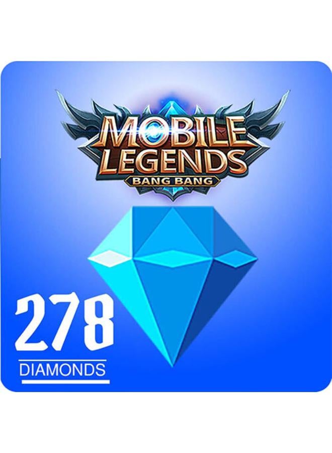 Global Mobile Legends 278 Diamonds Gift Card