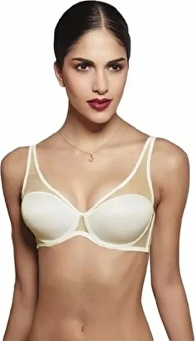 نورتيكس 1010 Women's Comfortable Unsupported Bra-White