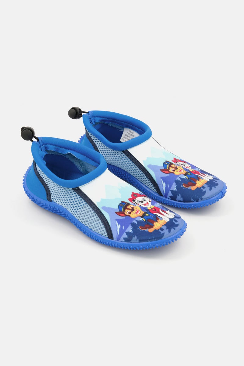 PAW PATROL حذاء سباحة سهل الارتداء للأولاد الصغار، باللون الأزرق - Image 1