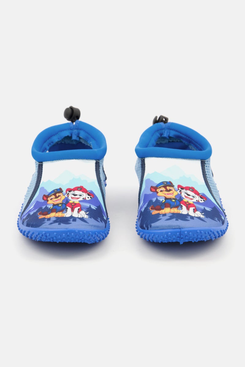 PAW PATROL حذاء سباحة سهل الارتداء للأولاد الصغار، باللون الأزرق - Image 3