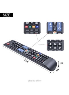 OMETTER Remote control use for samsung led lcd TV BN59-01198Q UA60JS7200W UA65JU6400W UA75JU6400WXXY Fernbedienung remoto controller  - Image 5