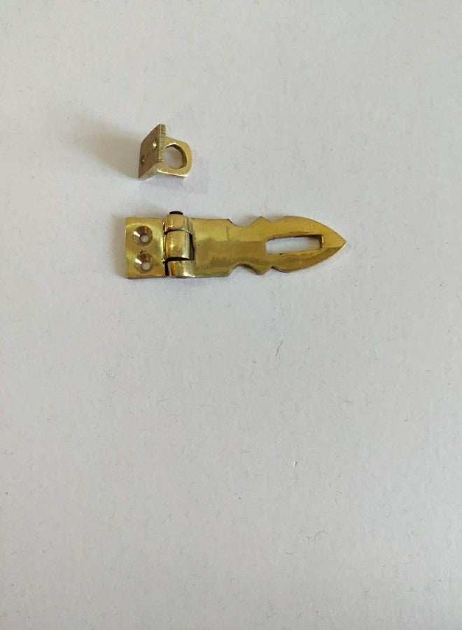 BRASS INDIA Full Brass CHAPRAS | Door/Drawer/Box Handlesets Handle Lock | Size: 3 inches (1) - Image 3