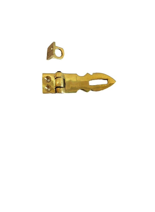BRASS INDIA Full Brass CHAPRAS | Door/Drawer/Box Handlesets Handle Lock | Size: 3 inches (1) - Image 2