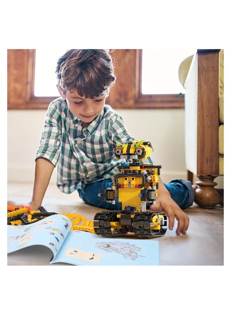 KASTWAVE Intelligent Assembly of Building Block Robot Toys, Engage Young Minds with Robot Building Toy, APP/Remote Control Bulldozer/Robot Kit for 8-14 Year Olds and Ideal Birthday Gift (Bulldozer) - Image 3