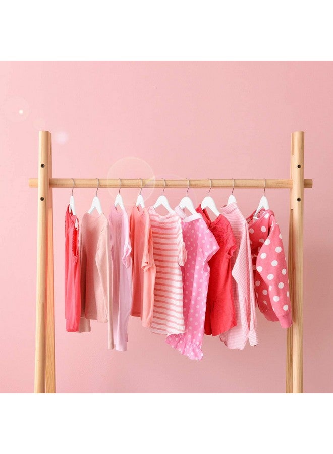 WHISKET WHISKET Premium Wood Hangers, Heavy Duty, White, Polished, 60 Pack (24 cm) for Coats, Suits, Jackets, Shirts, Blouses, Dresses, Pants, Skirts - Image 3