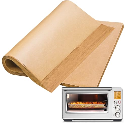 SIUDANGKA Air Fryer Liners Disposable Compatible with the Breville Smart Oven Air Fryer Pro BOV900BSS, 100PCS Parchment Paper for Baking, Baking Sheet Accessories for Breville BOV900BSS Oven - Image 1