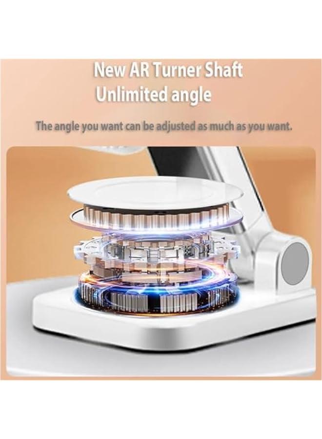 Foldable Phone Stand- Height Adjustable Phone Holder Portable Cellphone Cradle Desktop Dock Compatible with iPhone 15 14 13 Pro Max Mini, Plus Se, Switch, Ipads Smartphone - Image 4