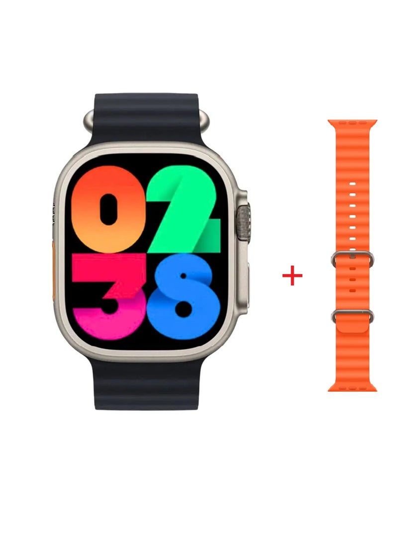 Wearfit Pro - Smart Watch Ultra V2 Series 2,  With Health Fitness Tracker Sport Watch  Supports NFC, 3 addition Replacement Band 49MM-Multicolour - Image 1