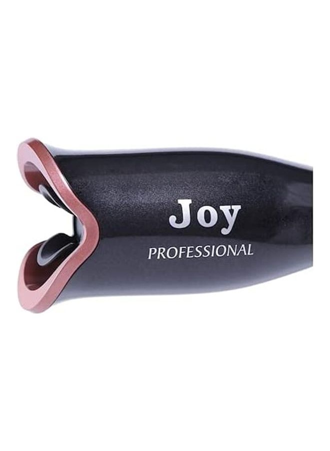 JOY CARE Professional Hair Curler Device – Black/Pink Automatic Curling Wand with Adjustable Heat, Ceramic Barrel & Anti-Tangle Technology | Quick Styling for Soft, Defined Curls | Ideal for All Hair Types  - Image 2