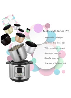 Generic Smart Electric Pressure Cooker Pro 6 Liter,Stainless Steel,Silver  - Image 5