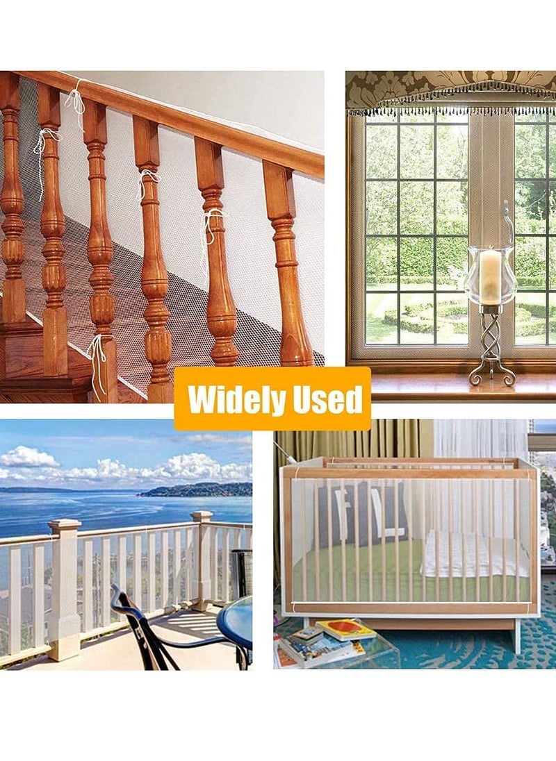 Generic Banister Guard Durable Child Baby Proofing Stairs Railing Safety Net Outdoor Balcony and Indoor Balustrade Protective Mesh  - Image 5
