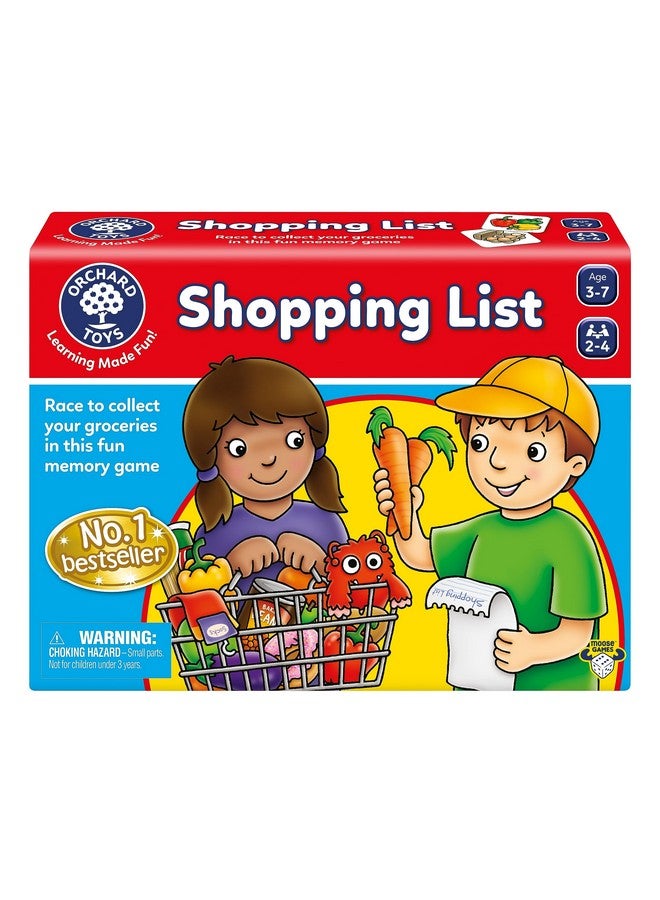 ORCHARD TOYS Moose Games Shopping List Race To Collect Your Groceries In This Fun Memory Game. Age 37. 24 Players - Image 1