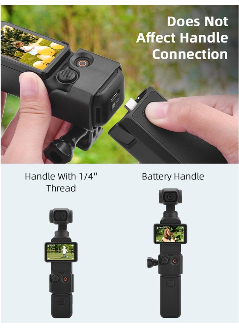 Generic Expansion Adapter for DJI OSMO POCKET 3 Camera Protective Frame use with Backpack Clips Neck Brackets Headbands Accessories (Adapter Frame Set)  - Image 4