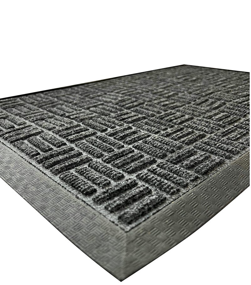 PIXEL HOME DECOR Pixel Home © Coconut Coir Mat for Your Door Step - Welcome Mat (Pack of 1) (Grey Door MAT 1) - Image 4