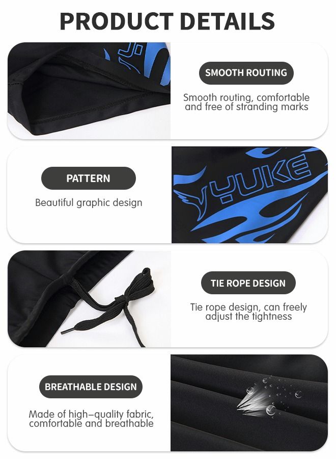 GROIC Swimming Goggles Set, Swim Cap Anti Fog UV Sunglasses Goggle Kit,Swimming Trunks,No Leaking with Nose Clip, Earplugs and Storage Bag,Swimming Suit  - Image 3