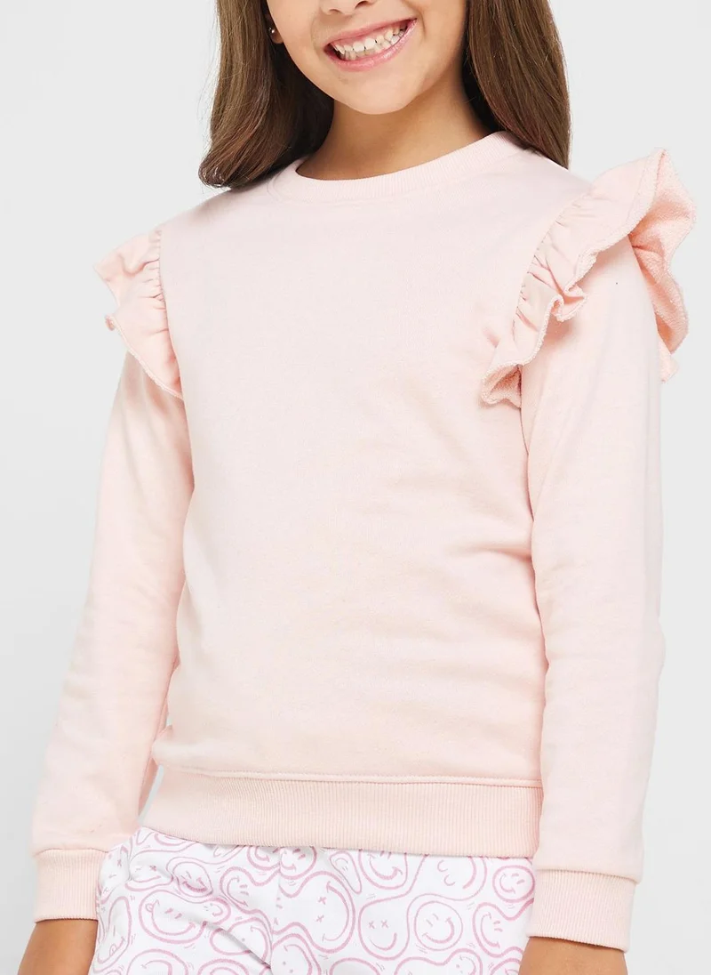 Pinata Round Neck With Frills