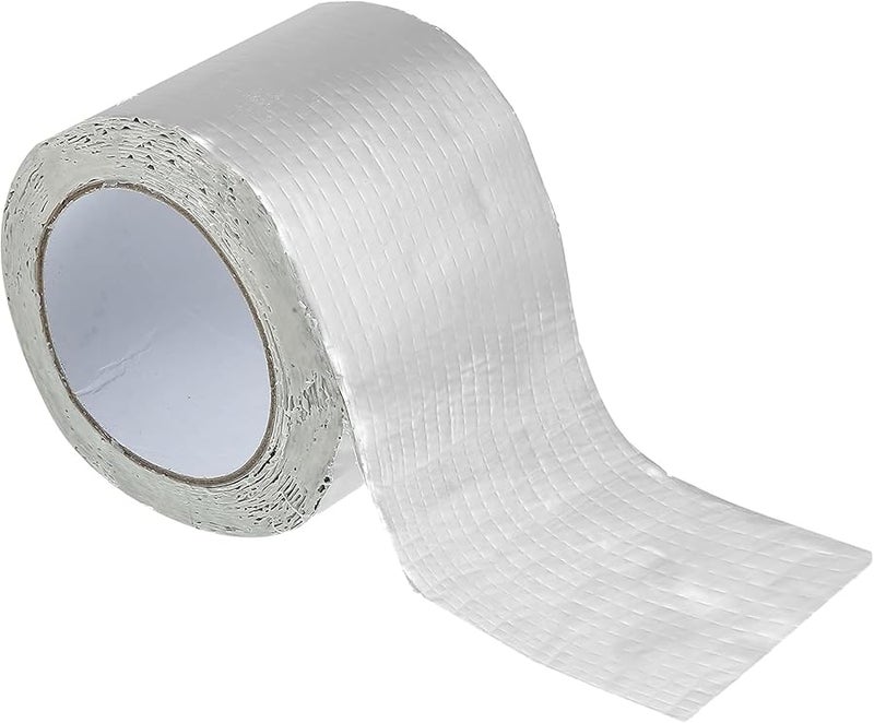 Butyl Rubber Tape Waterproof Sealant 3.54 Inch Silver for RV Car Boat Aluminum Repair - Image 2