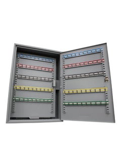 KNP Key Box 150 Keys Capacity Cam-Lock for better Security - with self adhesive numbered labels, wall fixing kit ( Free 200 Key Tag free) Beige