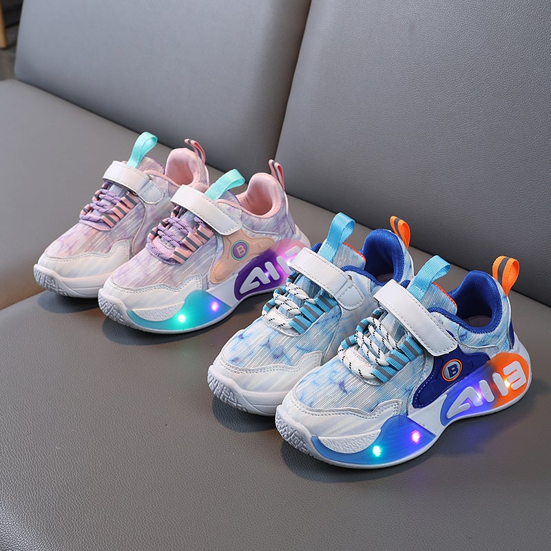 Mesh Sneakers Lightweight Flexible Sole Walking Shoes For Kids Indoor And Outdoor Activities - Image 2