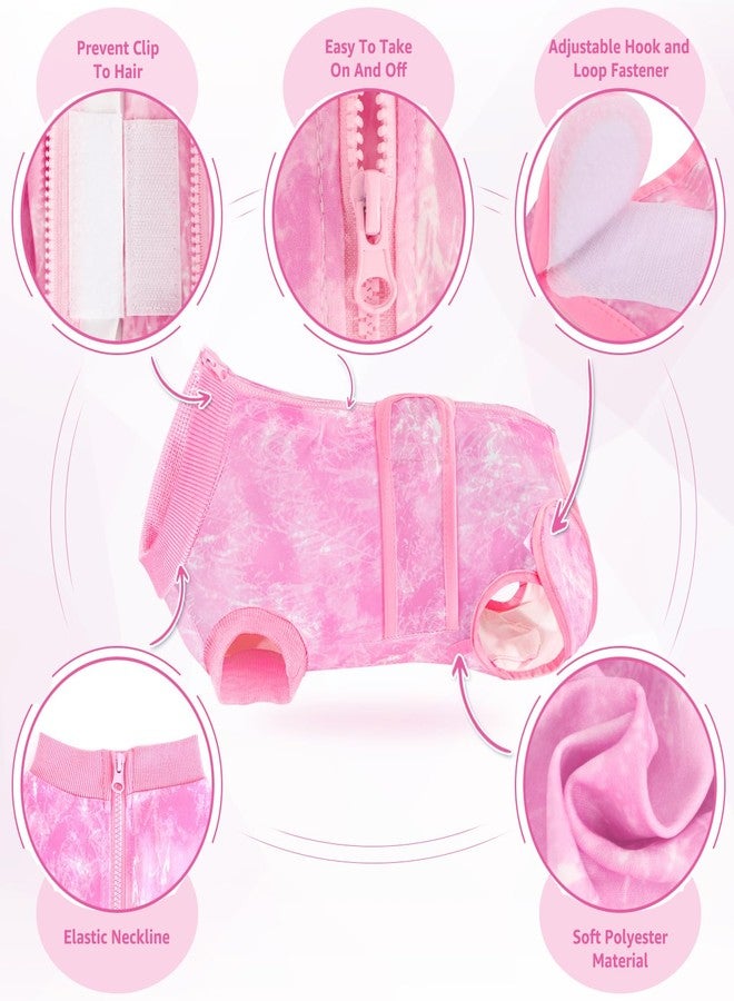 Lukovee Recovery Suit for Dogs, Zipper On Recovery Suit for Female Male Dog, Onesie Abdominal Wounds Cone E-Collar Alternative Prevent Licking Spay Recovery Suit - Image 3